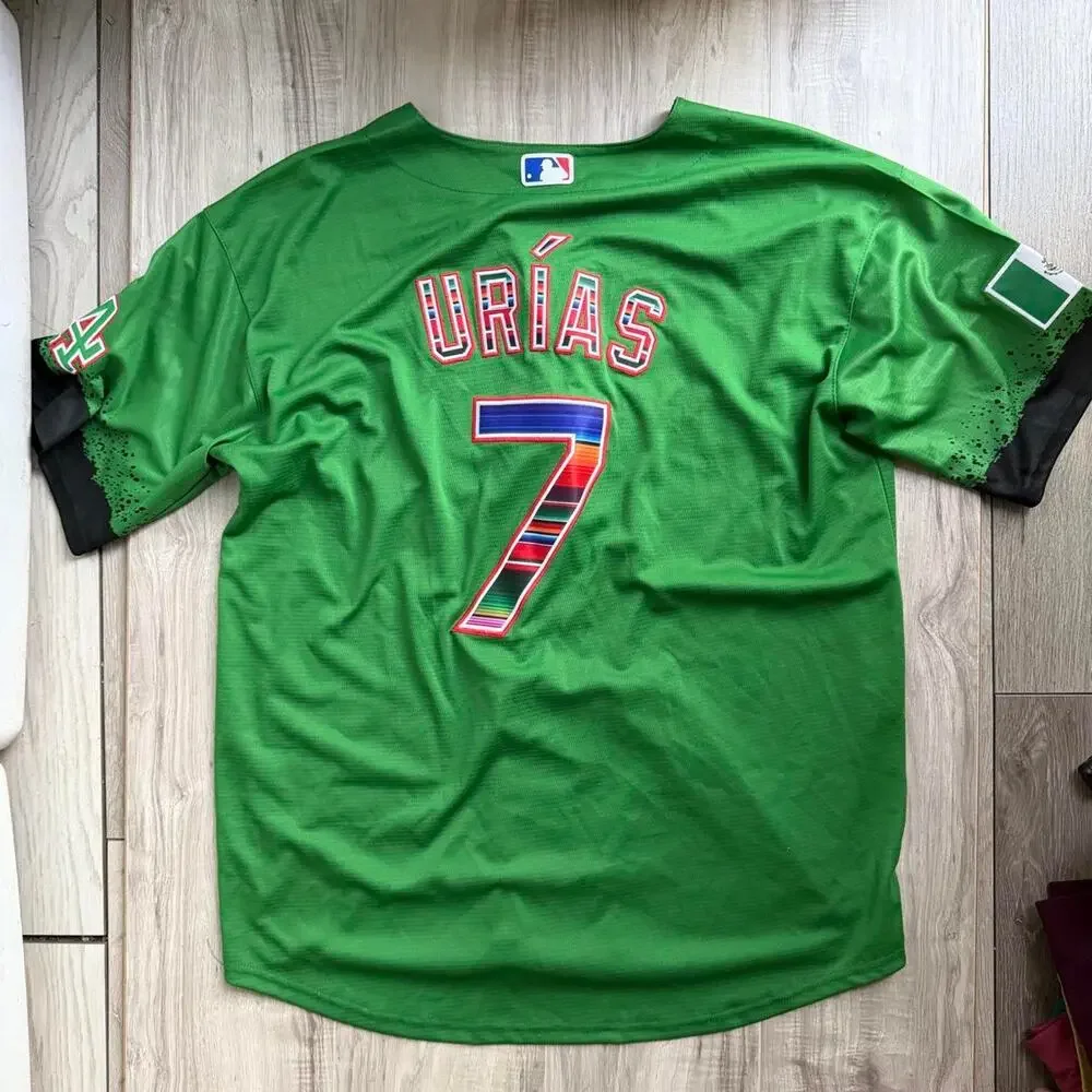 Nike Los Angeles Dodgers Julio Urías  Mexico Jersey Green XXXL
